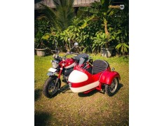 Sidecar Kit for Honda Monkey Red & White Dax Edition